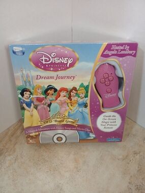 Disney Dream Journey DVD Board Game with Pink Remote & Tiara Factory Sealed